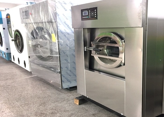 होटल अस्पताल औद्योगिक कपड़े धोने के उपकरण स्वचालित धुलाई सुखाने की मशीन